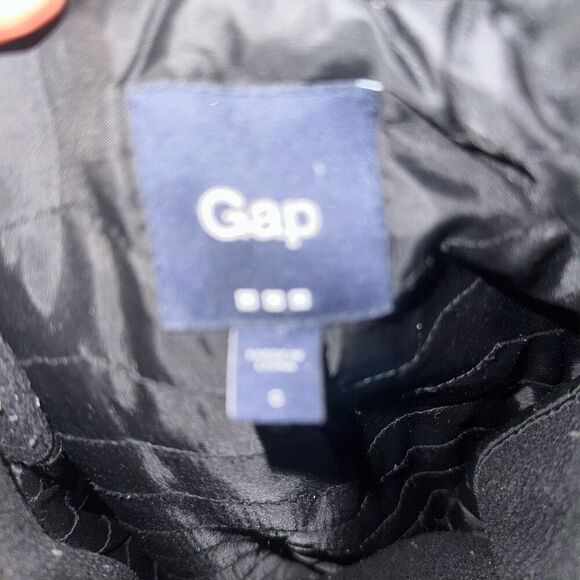 Gap wool business casual S professional black bomber coat - Picture 4 of 4